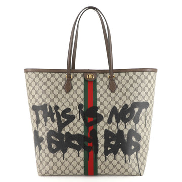 Balenciaga x Gucci The Hacker Project Graffiti Tote Canvas Large