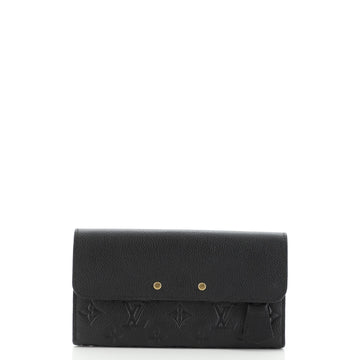 Louis Vuitton Pont Neuf Wallet Monogram Empreinte Leather Long