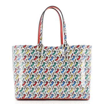 Christian Louboutin Cabata East West Tote Printed Patent Small