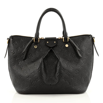 Louis Vuitton Mazarine Handbag Monogram Empreinte Leather MM