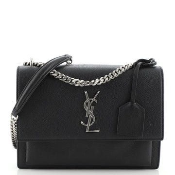Saint Laurent Sunset Crossbody Bag Leather Medium