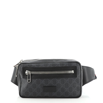 Gucci Soft Zip Belt Bag GG Coated Canvas Small