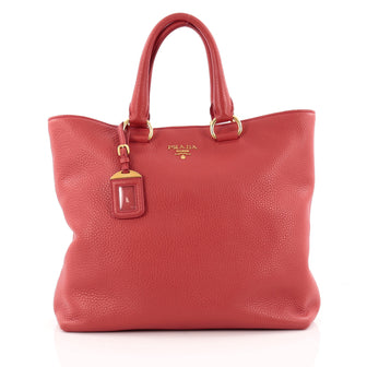 Prada Convertible Tote Vitello Daino Large