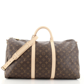 Louis Vuitton Keepall Bandouliere Bag Monogram Canvas 50