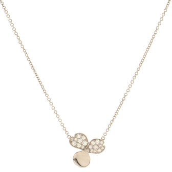 Tiffany & Co. Paper Flowers Pendant Necklace Platinum and Diamonds Small