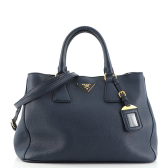 Prada Convertible Open Tote Vitello Daino Medium