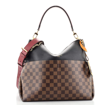 Louis Vuitton Maida Handbag Damier with Leather
