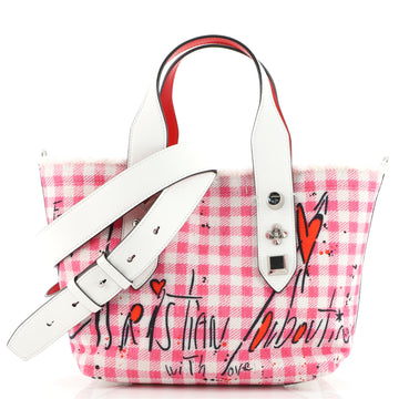 Christian Louboutin Frangibus Tote Printed Canvas Small