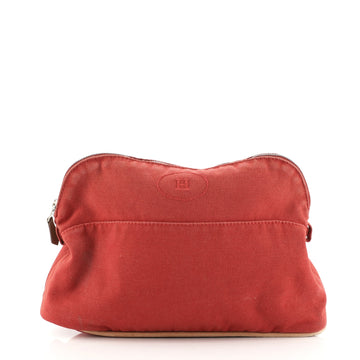 Hermes Bolide Travel Pouch Canvas MM