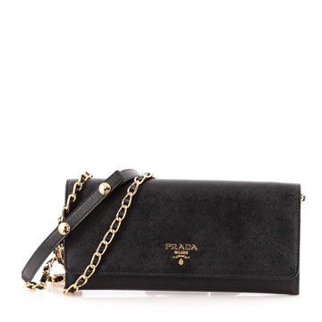 Prada Wallet on Chain Saffiano Leather