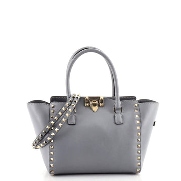Valentino Rockstud Tote Rigid Leather Small
