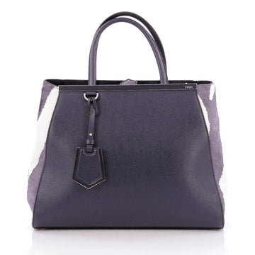 Fendi 2Jours Handbag Pony Hair and Leather Medium