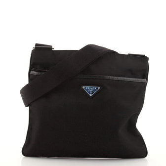 Prada Front Pocket Messenger Bag Tessuto Medium