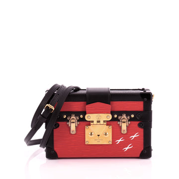 Louis Vuitton Petite Malle Handbag Epi Leather