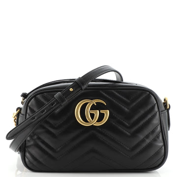 Gucci GG Marmont Shoulder Bag Matelasse Leather Small
