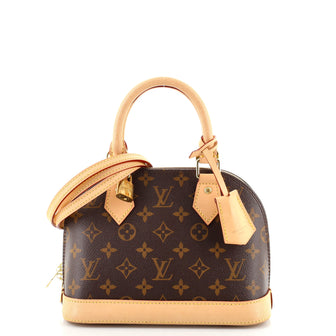 Louis Vuitton Alma Handbag Monogram Canvas BB