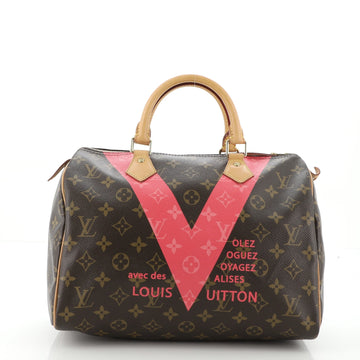 Louis Vuitton Speedy Handbag Limited Edition Monogram Canvas 30