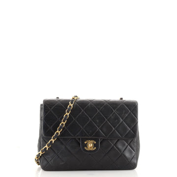 Chanel Vintage Square Classic Flap Bag Quilted Lambskin Small