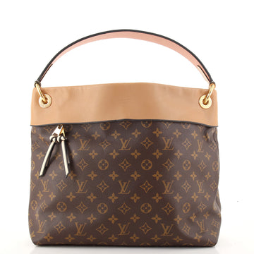 Louis Vuitton Tuileries Hobo Monogram Canvas with Leather