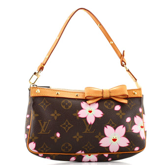Louis Vuitton Pochette Accessoires Limited Edition Cherry Blossom Monogram