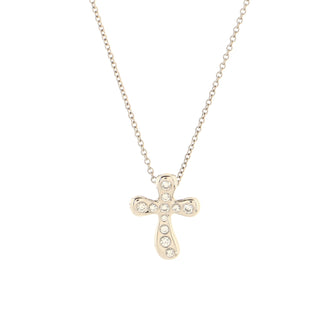 Tiffany & Co. Elsa Peretti Cross Pendant Necklace Platinum and Diamonds Large