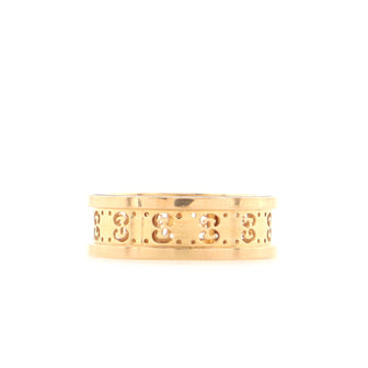Gucci Icon Eternity Band Ring 18K Rose Gold 6.5mm