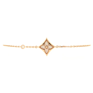 Louis Vuitton Color Blossom BB Star Bracelet 18K Rose Gold with Mother of Pearl and Diamond