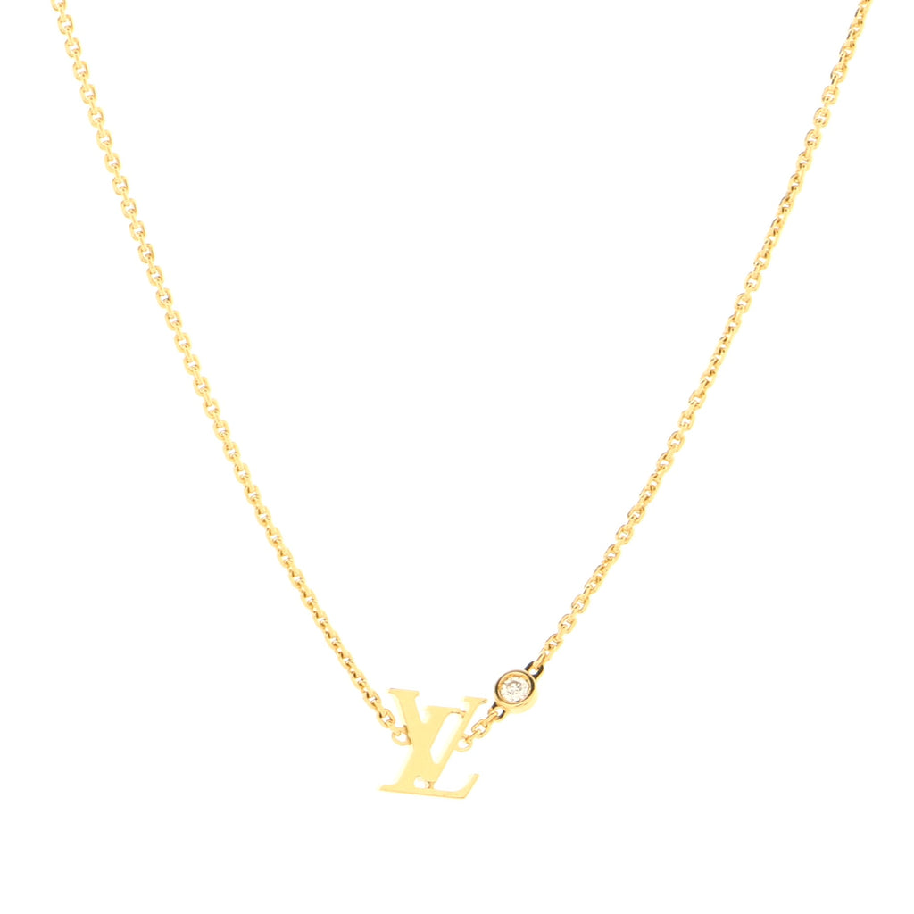 Louis Vuitton® LV Idylle Blossom Pendant, Yellow Gold And Diamonds