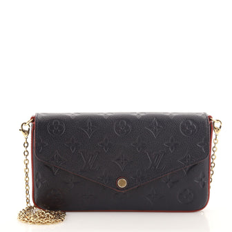 Louis Vuitton Felicie Pochette Monogram Empreinte Leather