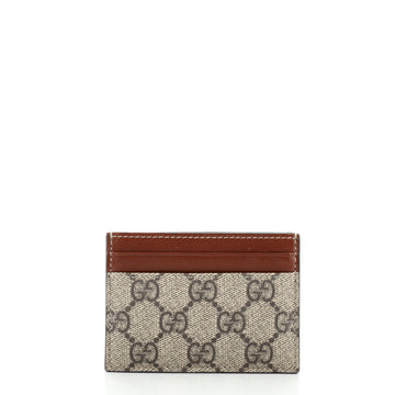Gucci Card Holder GG Coated Canvas and Leather