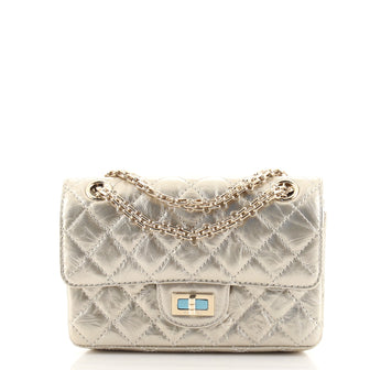 Chanel Reissue 2.55 Flap Bag Quilted Aged Calfskin Mini