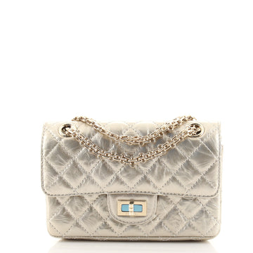 Chanel Reissue 2.55 Flap Bag Quilted Aged Calfskin Mini