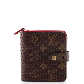 Louis Vuitton Compact Zip Wallet Perforated Monogram Canvas