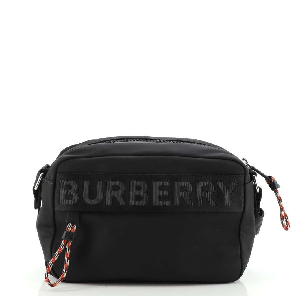 Burberry Logo Detail Camera Bag Nylon Black 126635153