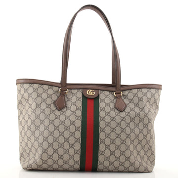 Gucci Ophidia Shopping Tote GG Coated Canvas Medium