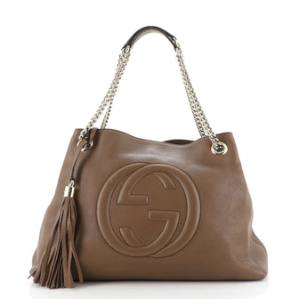 Gucci Soho Chain Strap Shoulder Bag Leather Medium