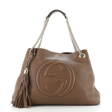 Gucci Soho Chain Strap Shoulder Bag Leather Medium