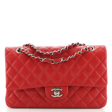 Chanel Classic Double Flap Bag Quilted Caviar Medium