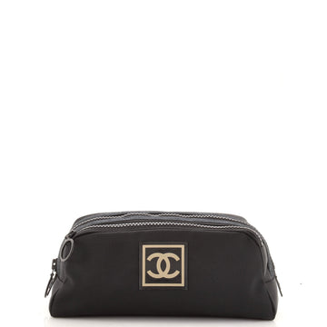 Chanel Sport Double Zip Pouch Nylon Large