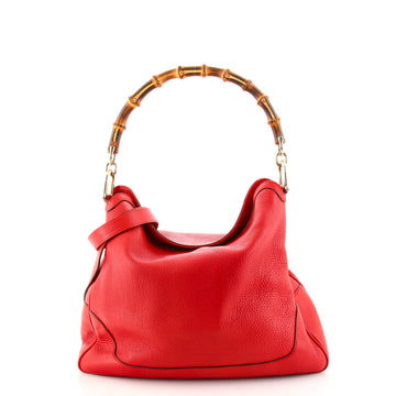 Gucci Diana Bamboo Shoulder Bag Leather Medium