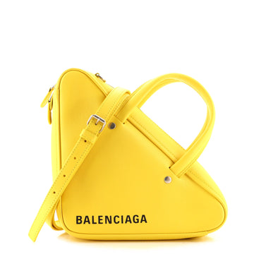 Balenciaga Triangle Duffle Bag Leather XS