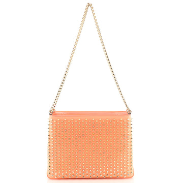 Christian Louboutin Triloubi Chain Bag Spiked Leather Large
