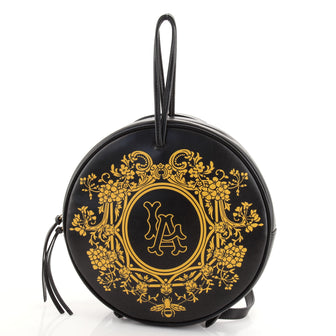 Gucci MLB Round Backpack Printed Leather
