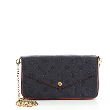 Louis Vuitton Felicie Pochette Monogram Empreinte Leather