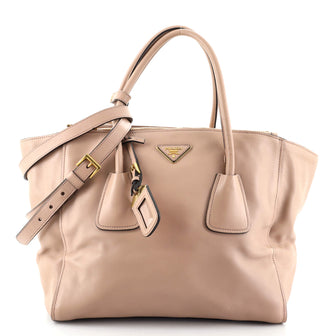 Prada Twin Pocket Tote City Calfskin Medium