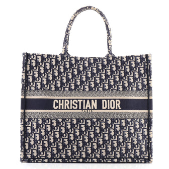 Christian Dior Book Tote Oblique Canvas