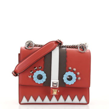 Fendi Faces Kan I Bag Leather Small