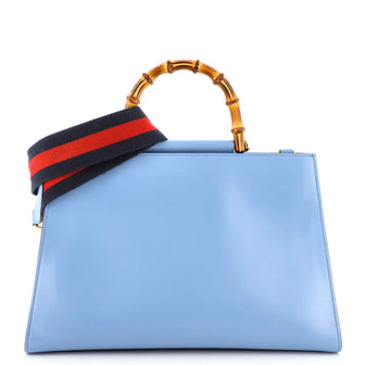 Gucci Nymphaea Top Handle Bag Leather Medium