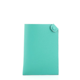 Hermes Tarmac Passport Holder Leather
