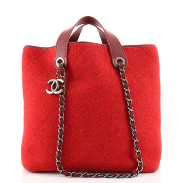 Chanel Pop Tote Quilted Felt Medium
